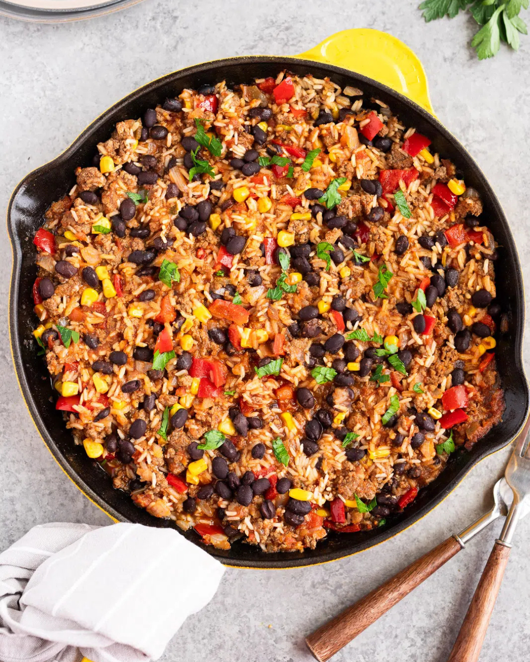 One-Pan Mexican Beef & Rice