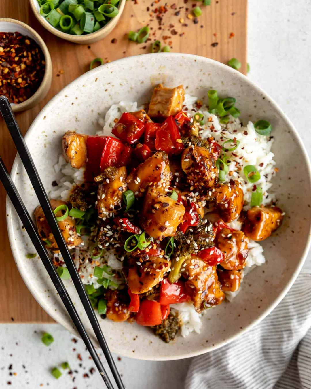 Teriyaki Chicken & Vegetable Bowls